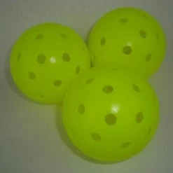 Franklin Sports New 3 Franklin X-40 Pickleball Outdoor Ball Set Of 3 Optic Yellow