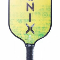 Onix React Graphite Pickleball Paddle Lucy Kovalova Matt Wright Green Yellow
