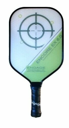 Engage Encore EX 6.0 Pickleball Paddle Brian Staub Green White 1 Engage Encore EX 6.0 Pickleball Paddle Brian Staub Green White