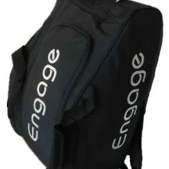 Engage Pickleball Team Bag Backpack Paddle Bag Black Silver