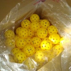 PICKLEBALL NOW Onix Pure2 Pickleball Balls Outdoor Pure 2 True Flight Bounce Yellow Box Of 100