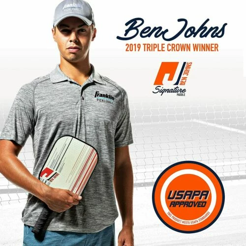 Ben Johns Signature Pickleball Paddle Franklin Sports Max Grit Tech 13mm Wide 3 Ben Johns Signature Pickleball Paddle Franklin Sports Max Grit Tech 13mm Wide – Bild 3