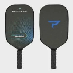 Paddletek Tempest Reign Pro Pickleball Paddle Catherine Parenteau Riptide Blue