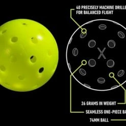 Franklin Sports 3 Franklin X-40 Pickleball Ball Pack Of 3 Optic Pink Outdoor -crazy4pickleball shop 12 ab9d232d a70f 48be bf14 cd2efcda648a