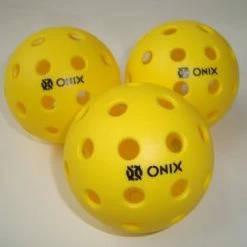 PICKLEBALL NOW Onix Pure 2 Pickleball Balls Outdoor Pure2 Tournament Play Meets USAPA Set Of 3