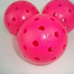 Franklin Sports 3 Franklin X-40 Pickleball Ball Pack Of 3 Optic Pink Outdoor