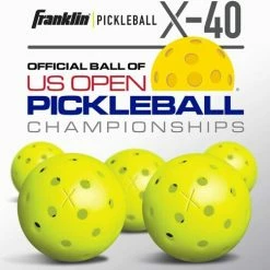 Franklin Sports New 12 Franklin X-40 Pickleball Outdoor Ball Set Of 12 Optic Yellow -crazy4pickleball shop 12 c78b53da 3067 4016 8573 f8562931831a