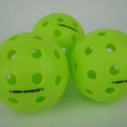 3 Onix Fuse G2 Outdoor Pickleball Balls Meets USAPA Pack Of 3 Neon Green