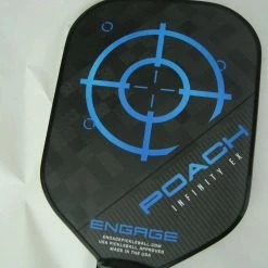 Crazy4pickleball.com Engage Poach Infinity EX Pickleball Paddle Brian Staub Jessie Irvine Blue -crazy4pickleball shop 284750435865 6