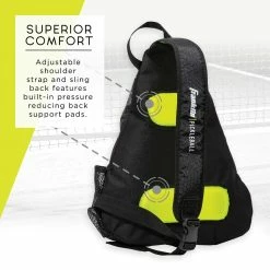 Selkirk Franklin Sports Pickleball Sling Bag Backpack Black Optic Ben Johns 13 Selkirk Franklin Sports Pickleball Sling Bag Backpack Black Optic Ben Johns -crazy4pickleball shop 52823 phase4 detail2
