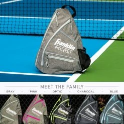 Selkirk Franklin Sports Pickleball Sling Bag Backpack Ben Johns Gray -crazy4pickleball shop 52823c2 phase3 detail3