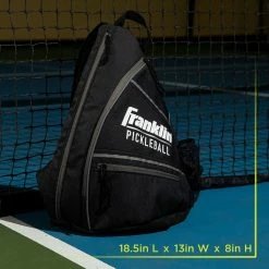 Selkirk Franklin Sports Pickleball Sling Bag Backpack Black Charcoal Gray Ben Johns