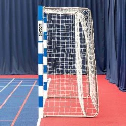 10 X 6.5 FORZA Alu80 Futsal Goals (Foldaway) -crazy4pickleball shop 80mm aluminium blue and white handball goal 3