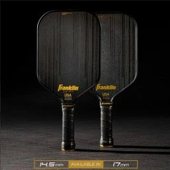 Franklin Sports JW Johson Signature Edition Carbon STK Pickleball Paddle Black 17mm -crazy4pickleball shop CarbonSTKe