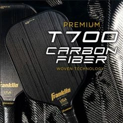 Franklin Sports JW Johson Signature Edition Carbon STK Pickleball Paddle Black 17mm -crazy4pickleball shop CarbonSTKi