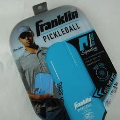 Ben Johns Signature Pickleball Paddle Franklin Sports Max Grit Tech 16mm Blue -crazy4pickleball shop DSC01845 scaled