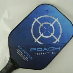 Crazy4pickleball.com Engage Poach Infinity MX Pickleball Paddle Brian Staub Jessie Irvine Blue