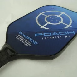 Crazy4pickleball.com Engage Poach Infinity MX Pickleball Paddle Brian Staub Jessie Irvine Blue -crazy4pickleball shop DSC02168 scaled