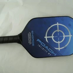 Crazy4pickleball.com Engage Poach Infinity MX Pickleball Paddle Brian Staub Jessie Irvine Blue -crazy4pickleball shop DSC02173 scaled