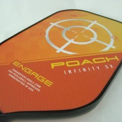 Crazy4pickleball.com Engage Poach Infinity SX Pickleball Paddle Brian Staub Jessie Irvine Orange -crazy4pickleball shop DSC02184 scaled