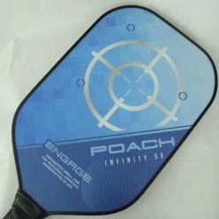 Crazy4pickleball.com Engage Poach Infinity SX Pickleball Paddle Brian Staub Jessie Irvine Blue