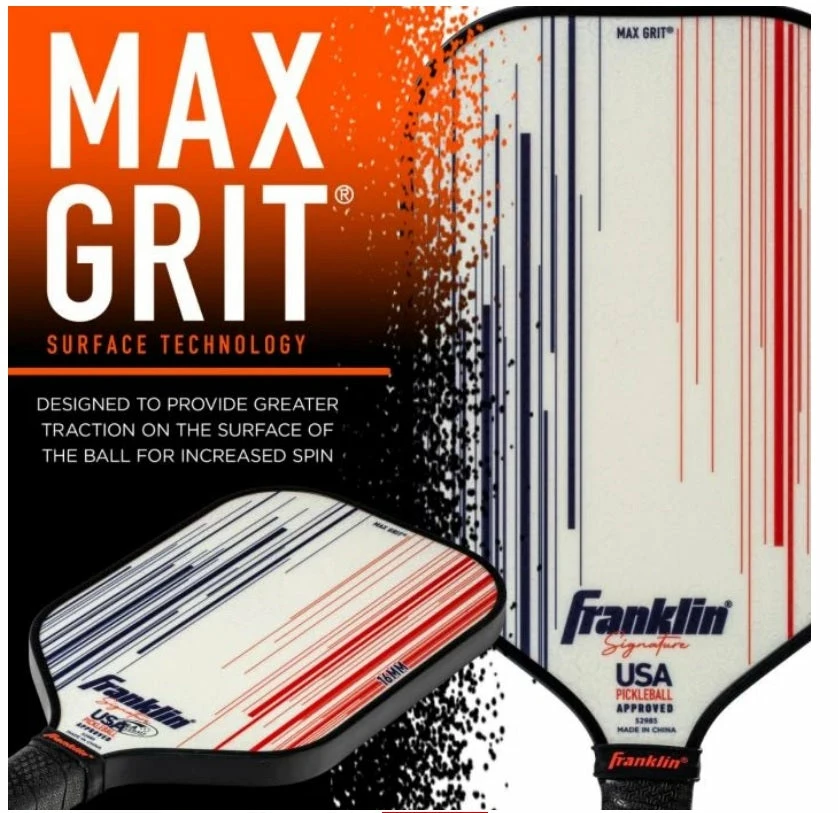 Ben Johns Signature Pickleball Paddle Franklin Sports Max Grit Tech 13mm Wide 9 Ben Johns Signature Pickleball Paddle Franklin Sports Max Grit Tech 13mm Wide – Bild 9