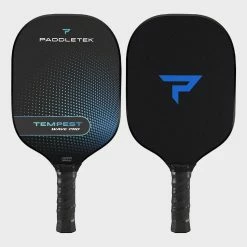 Paddletek Tempest Wave Pro Pickleball Paddle Graphite Dave Weinbach Riptide Blue