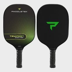 Paddletek Tempest Wave Pro Pickleball Paddle Graphite Dave Weinbach Barium Green