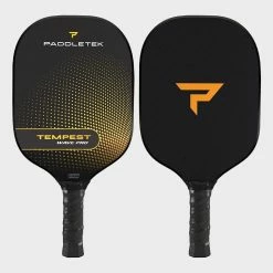 Paddletek Tempest Wave Pro Pickleball Paddle Graphite Dave Weinbach Yellow
