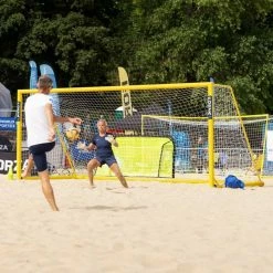 18ft X 7.3ft FORZA Freestanding Alu110 Beach Soccer Goal