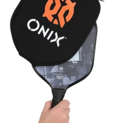 Onix Pickleball Pro Team Paddle Cover Neoprene Black -crazy4pickleball shop coverc