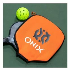 Onix Pickleball Pro Team Paddle Cover Neoprene Orange -crazy4pickleball shop coverorangeb