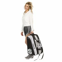 Onix Pickleball ProTeam Paddle Bag Hold All Your Gear In One Bag KZ7401-PPBWB White -crazy4pickleball shop onixproteampaddlebag E2 80 94whiteblack pickleballbag kz7401 ppbwb 4 1800x1799 cca73766 81e4 448a 9cbd 020dec504868