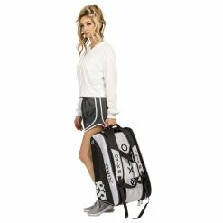 Onix Pickleball ProTeam Paddle Bag Hold All Your Gear In One Bag KZ7401-PPBWB White -crazy4pickleball shop onixproteampaddlebag E2 80 94whiteblack pickleballbag kz7401 ppbwb 5 1800x1800 8137b7ef d568 49fd 9b46 fb289d142141