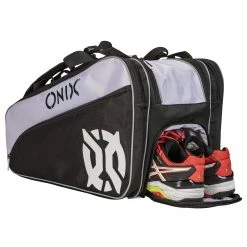 Onix Pickleball ProTeam Paddle Bag Hold All Your Gear In One Bag KZ7401-PPBWB White -crazy4pickleball shop onixproteampaddlebag E2 80 94whiteblack pickleballbag kz7401 ppbwb 7 1800x1799 cacbdfd2 dfdc 4602 aeb0 15b20409d761