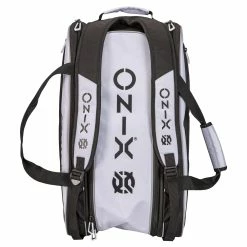 Onix Pickleball ProTeam Paddle Bag Hold All Your Gear In One Bag KZ7401-PPBWB White -crazy4pickleball shop onixproteampaddlebag E2 80 94whiteblack pickleballbag kz7401 ppbwb 8 1800x1800 1346aa01 7b25 4fb5 805b 713f2ee385ac