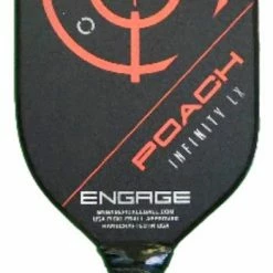 Crazy4pickleball.com Engage Poach Infinity LX Pickleball Paddle Marcin Rozpedski Red